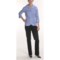 3896H_2 Renuar Cotton Chintz Shirt - 3/4 Sleeve (For Women)