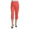 3896K_5 Renuar Paris Fit Capri Pants - Stretch Cotton (For Women)