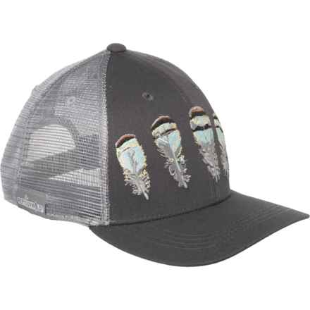RepYourWater Chukar Trucker Hat (For Men) in Gray