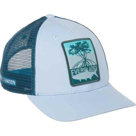 RepYourWater Wild Places Everglades Trucker Hat (For Men) in Light Gray