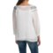9955R_3 Resistol Embroidered Loretta Blouse - 3/4 Sleeve (For Women)