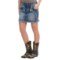 8788V_3 Resistol RU Cowgirl Frayed Mini Skirt - Stretch Denim (For Women)