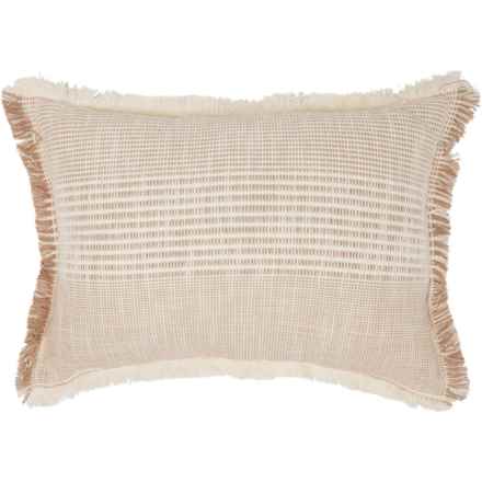 Retreat Striped Throw Pillow - 14x20” in Surf