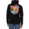 Retrofit Cast Your Cares Fleece Hoodie in Black