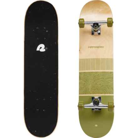 Retrospec Alameda Skateboard - 8” in Topo