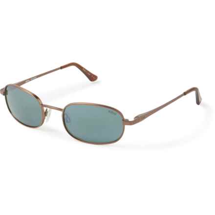 Revo Cobra Sunglasses - Polarized Mirror Glass Lenses (For Men and Women) in Antique Bronze/Smoky Green