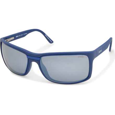 Revo Eclipse EasySwap Mirror Sunglasses - Polarized (For Men) in Matte Blue/Blp Gy