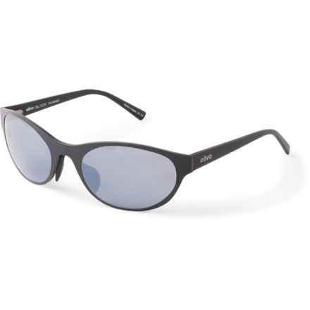Revo Icon Oval Sunglasses - Polarized Mirror Glass Lenses (For Men and Women) in Graphite