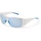 Revo Made in Italy Dune Sport Wrap Sunglasses - Polarized Mirror Lenses (For Men and Women) in Blue Water