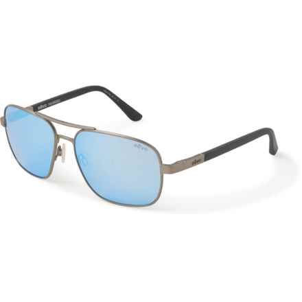 Revo Made in Italy Freeman Sunglasses - Polarized Mirror Lenses (For Men) in Gunmetal Blue Water/Blue Water