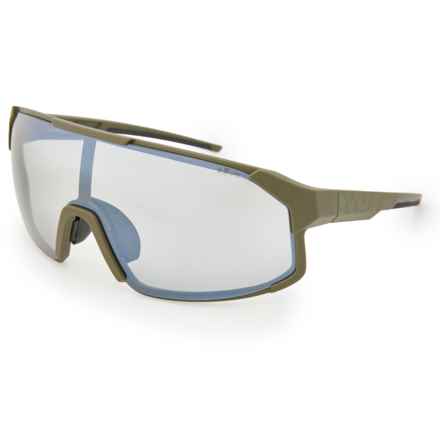 Revo Made in Italy Polar Shield Sunglasses - Polarized in Matte Green/Graphite Photo