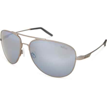 Revo Made in Italy Windspeed Aviator Sunglasses - Polarized Mirror Lenses in Gunmetal/Graphite