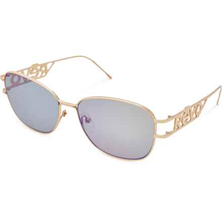 Revo Made in Japan Air 4 Butterfly Sunglasses - Polarized in Gold/Evergreen Photo