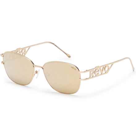 Revo Made in Japan Air Sunglasses - Polarized in Satin Gold