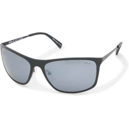 Revo Meridian Mirror Sunglasses - Polarized (For Men) in Satin Black/Graphite