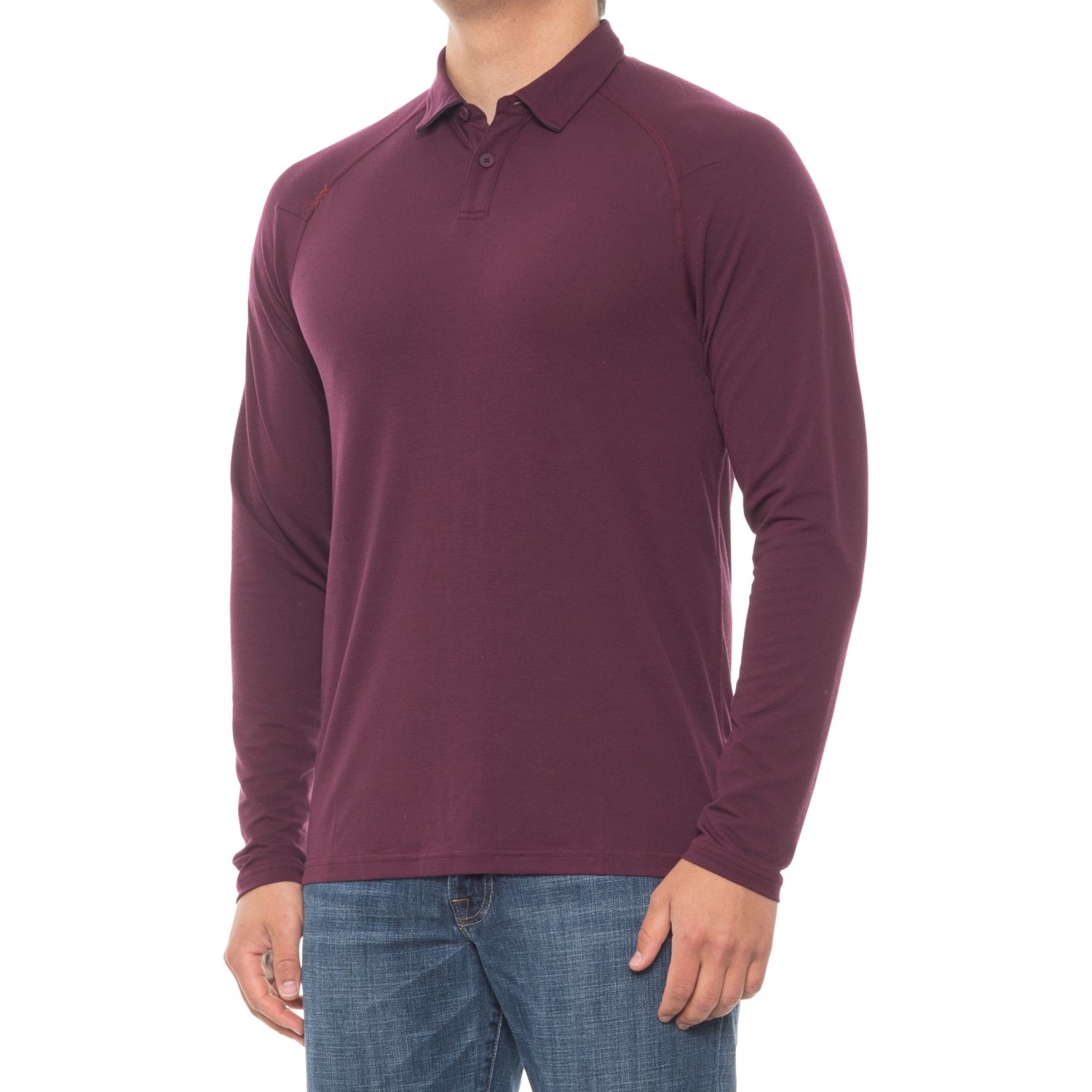 Delta Pique Long Sleeve Polo