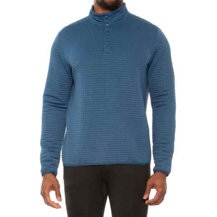 Rhone Gramercy Tech Pullover Sweater in Blue Wing Teal
