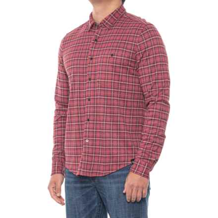 Rhone Hardy Flannel Shirt - Long Sleeve in Earth Red Plaid