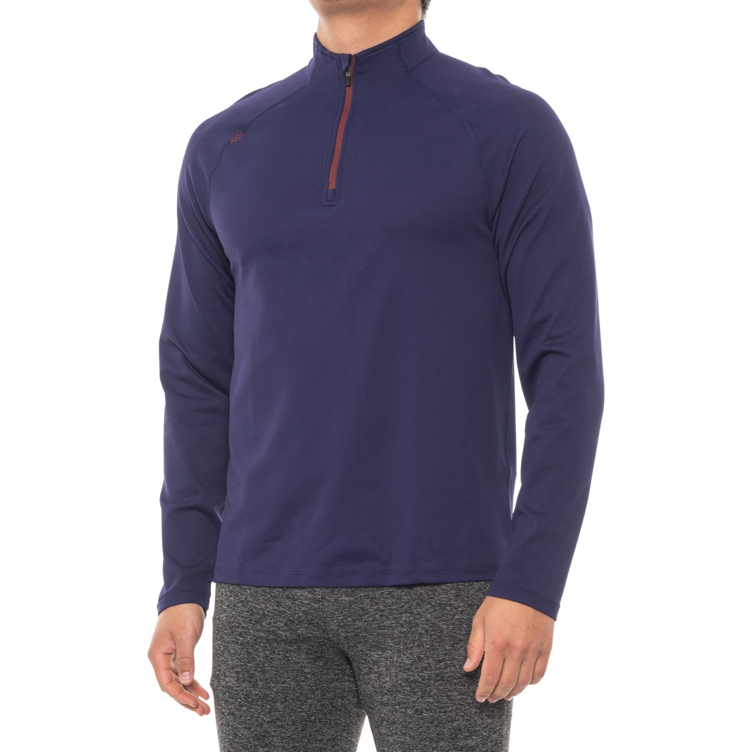 Rhone Session Zip Neck Shirt - UPF 50+, Long Sleeve - Save 30%