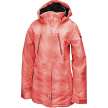 Ride Snowboards Genesee Jacket - Waterproof, Insulated (For Women) in Coral Blurred Plaid - Closeouts