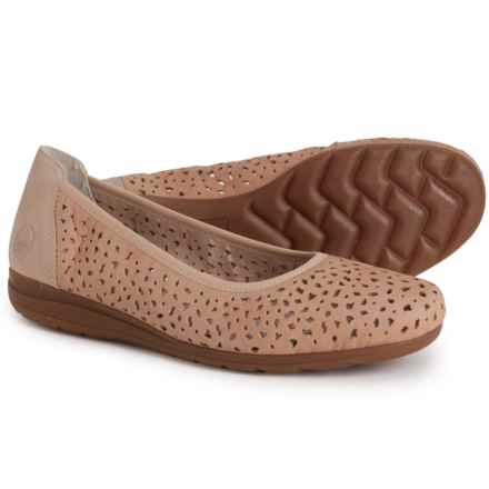 Rieker Anita 65 Low Ballet Flats - Leather (For Women) in Ginger