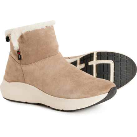 Rieker Ayla 70 Boots - Waterproof, Suede (For Women) in Fango/Offwhite