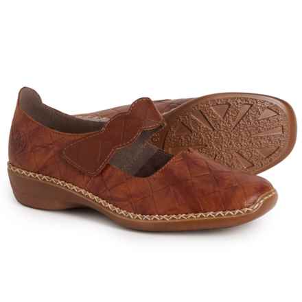 Rieker Doris 98 Mary Jane Shoes - Leather (For Women) in Brown