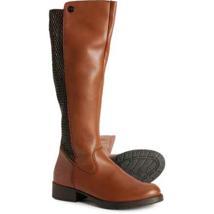 Rieker Faith 91 Tall Boots - Leather (For Women) in Nuss-Antik/Moro/Kastanie