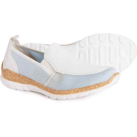 Rieker Nikita 75 Loafers - Slip-Ons (For Women) in Ciel/Weiss