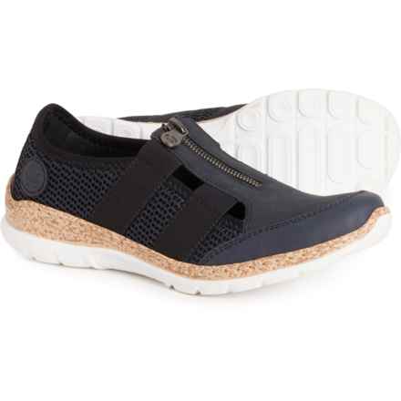 Rieker Nikita 88 Zip Sneakers (For Women) in Navy Blue/Black