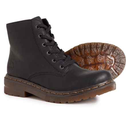 Rieker Paris 40 Lace-Up Boots (For Women) in Black