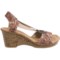 153DP_2 Rieker Roberta 82 Wedge Sandals (For Women)