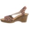 153DP_3 Rieker Roberta 82 Wedge Sandals (For Women)