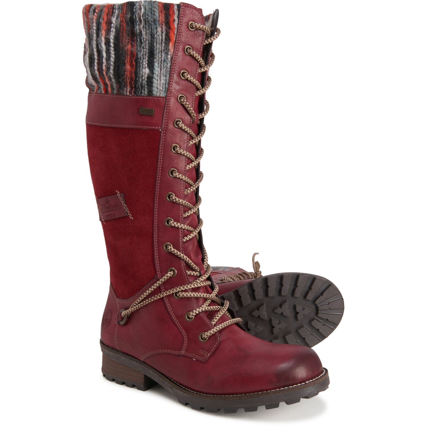 rieker red boots