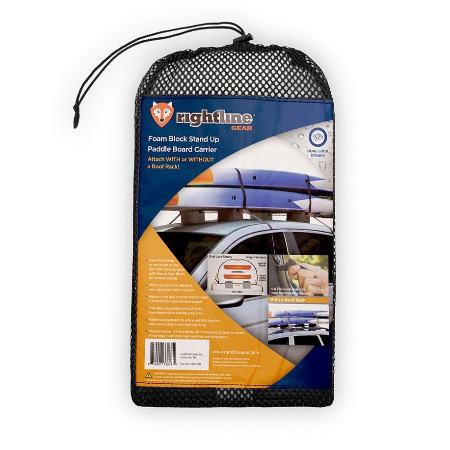 Rightline Gear Foam Block StandUp Paddle Board Carrier Save 40