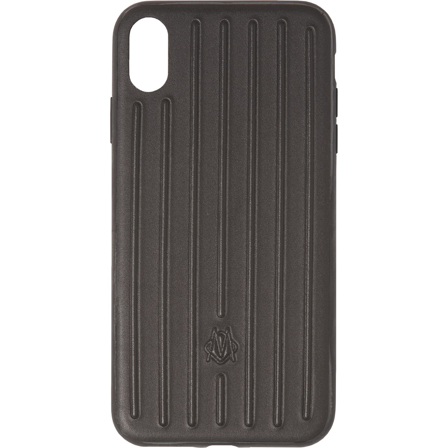 RIMOWA iPhone Xs MAX Cell Phone Case - Leather, Black