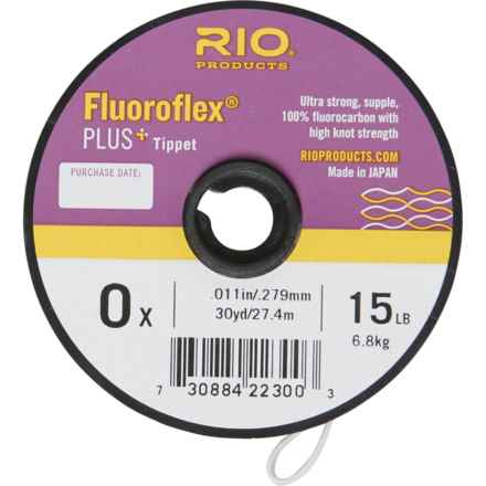 Rio Products Fluoroflex Plus Tippet - 0X, 15 lb., 30 yds. in Clear