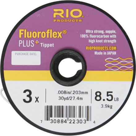 Rio Products Fluoroflex Plus Tippet - 3X, 8.5 lb., 30 yds. in Clear