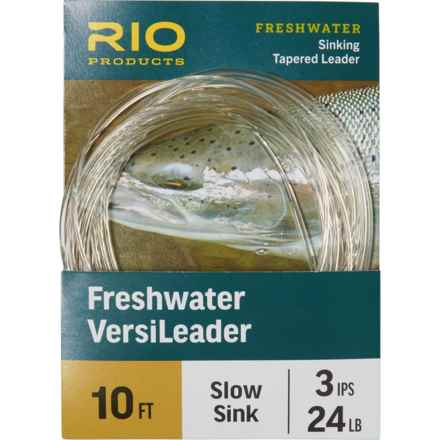 Rio Products Freshwater Versileader - 10’ , Slow Sink, 24 lb. in Clear