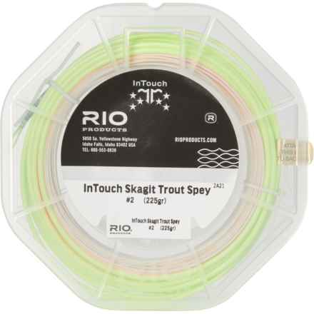 Rio Products InTouch Skagit Trout Spey Fly Line - 100’ in Chartreuse/Orange/Grey