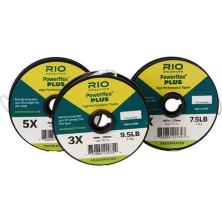Rio Products Powerflex Plus Tippet - 3X-5X, 50 yd., 3-Pack in Clear