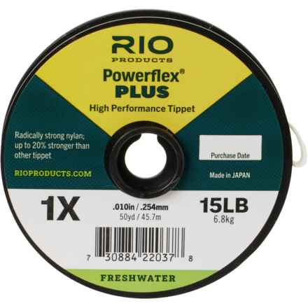 Rio Products Powerflex Plus Tippet - 50 yd. in Clear