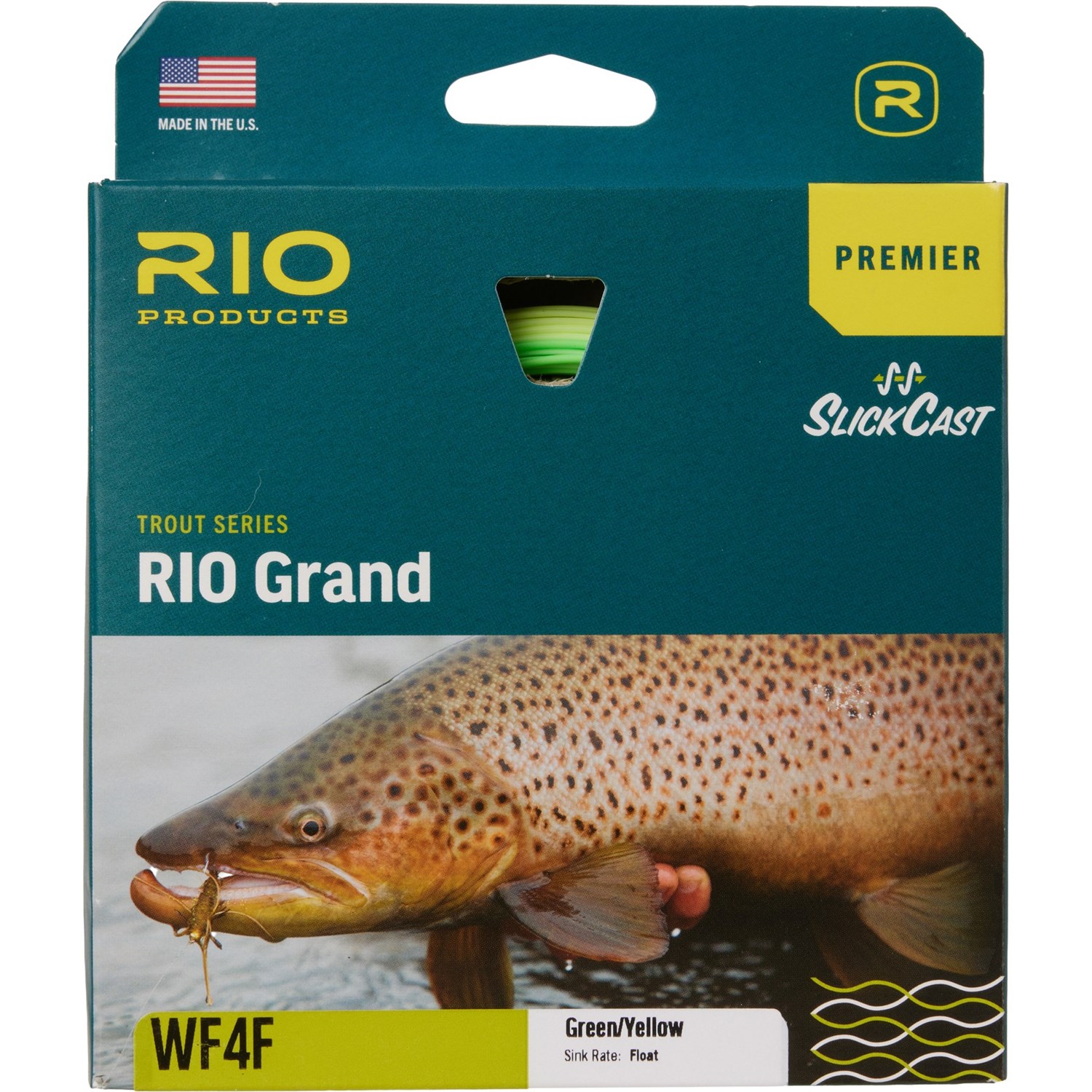 (取寄) リオ トラウト シリーズ プレミア グランド フレッシュウォーター フライ ライン - ウェイト フォワード RIO Trout Series Premier  Grand Freshwater Fly Line - Weight Forward  Pale Green/Light Yellow Rio Products Trout Series Premier RIO Grand Freshwater Fly Line