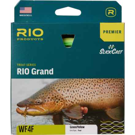 Rio Products Trout Series Premier RIO Grand Freshwater Fly Line - Weight Forward in Pale Green/Light Yellow