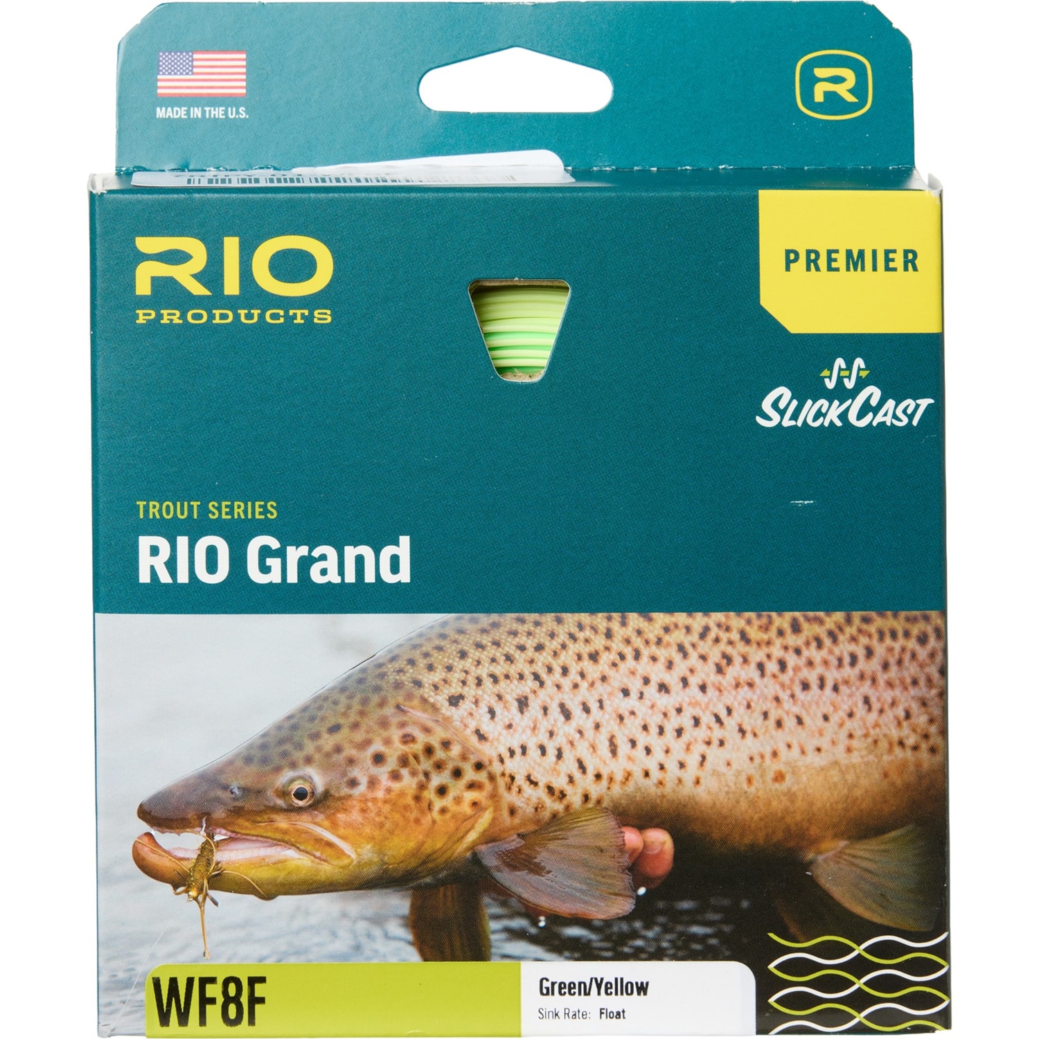 Yellow Fly Line Rio Rio Products Trout Series Premier RIO Grand Freshwater Fly Line ...