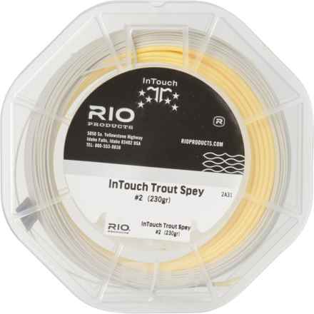 Rio Products Trout Spey Series InTouch Freshwater Line - Weight Forward, 100’ in Yellow/Orange/Light Gey