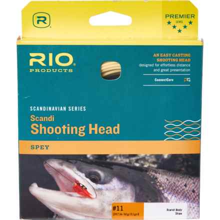 RIO Scandi Floating Spey Shooting Head Fly Line - 11X, 540 Grain, 25’ in Multi