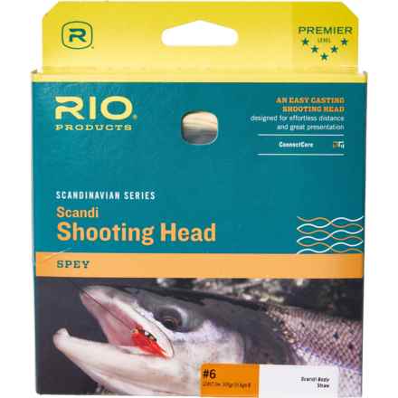 RIO Scandi Floating Spey Shooting Head Fly Line - 6X, 305 Grain, 23’ in Multi