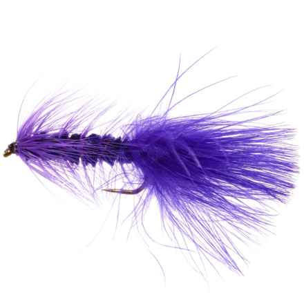 RIO Woolly Bugger Streamer Fly - Dozen in Purple
