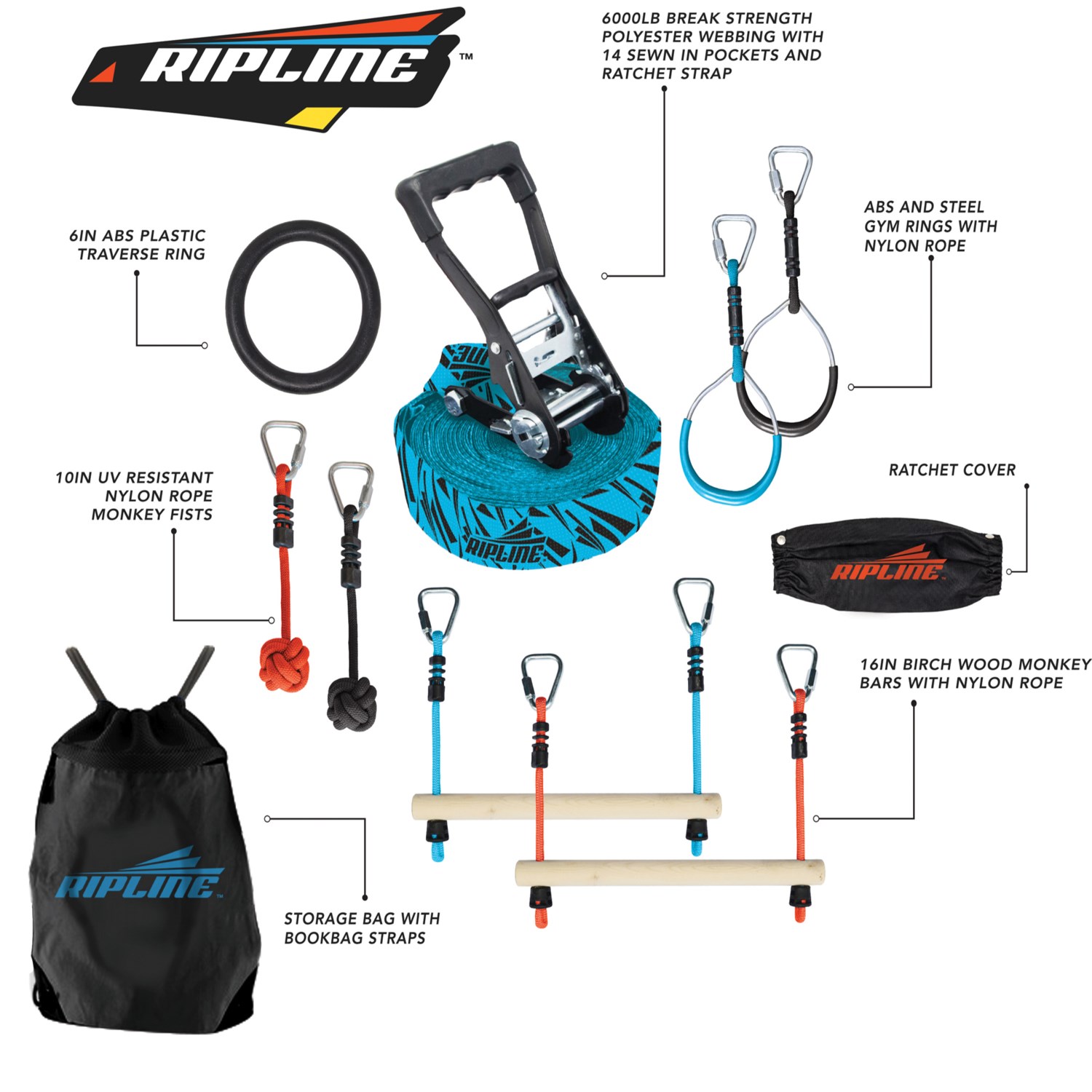 Ripline Ninjaline Obstacle Kit - Save 30%